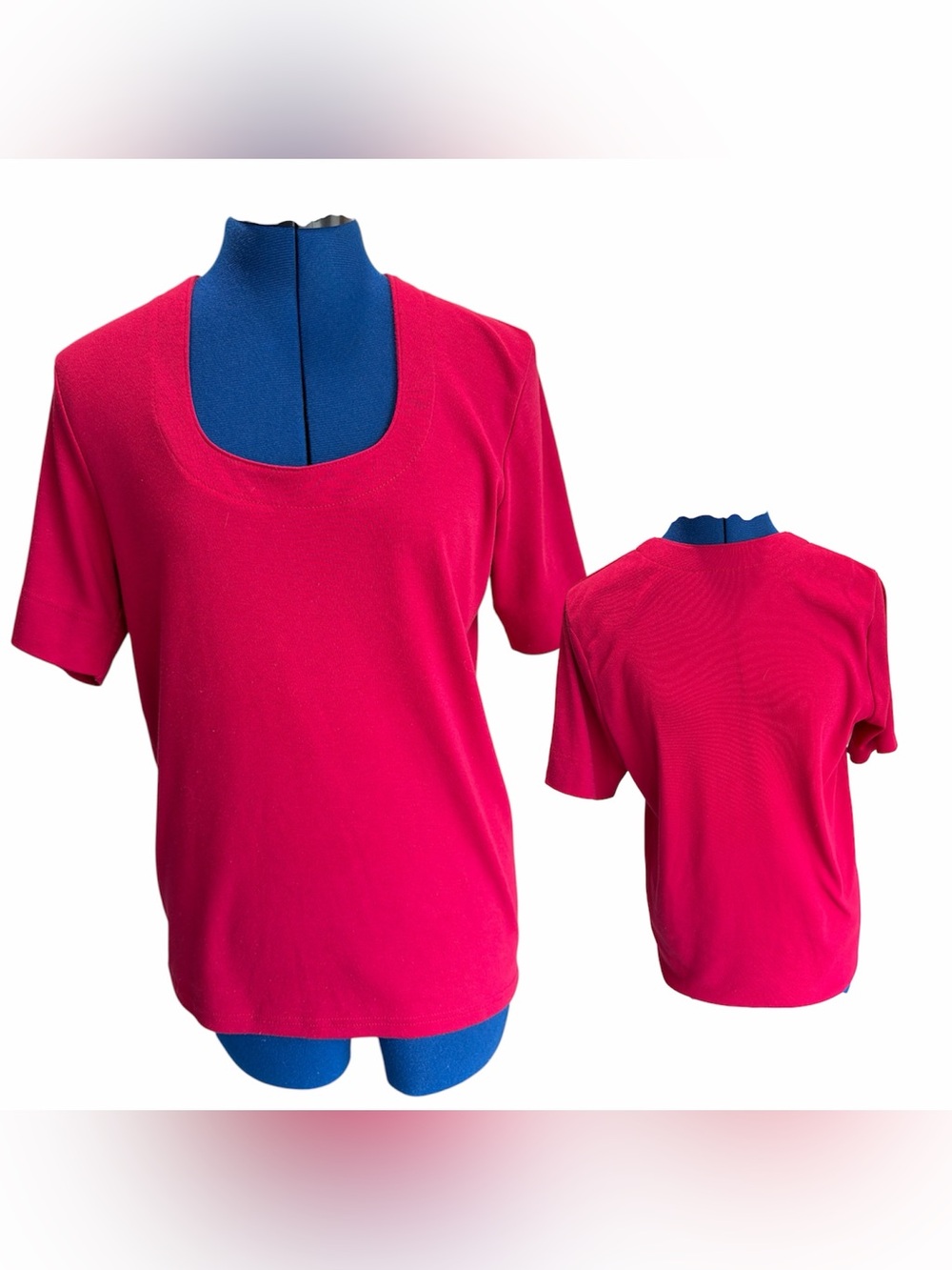 Weekenders Short Sleeve Scoop to Crew Neck Tee